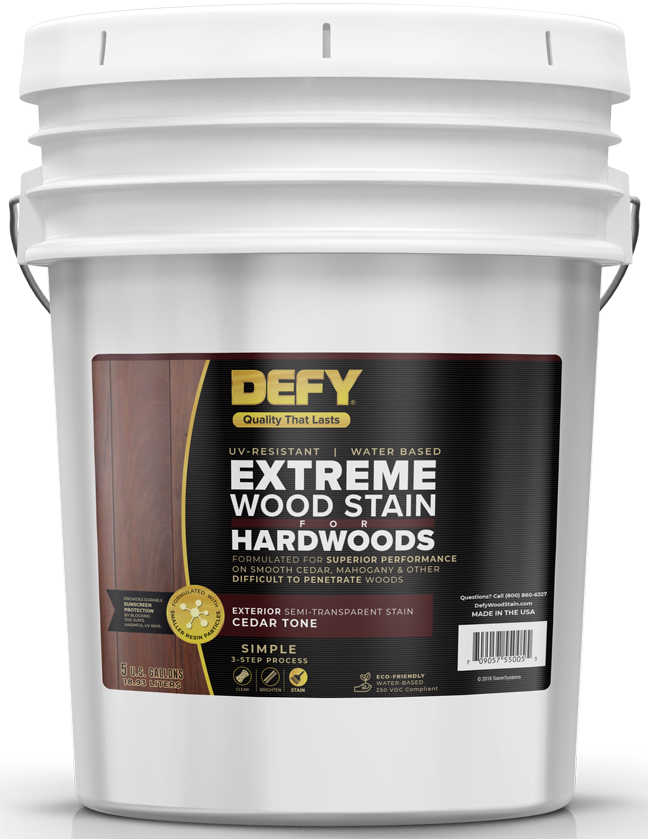 DEFY Ultra Semi-Transparent Stain Redwood